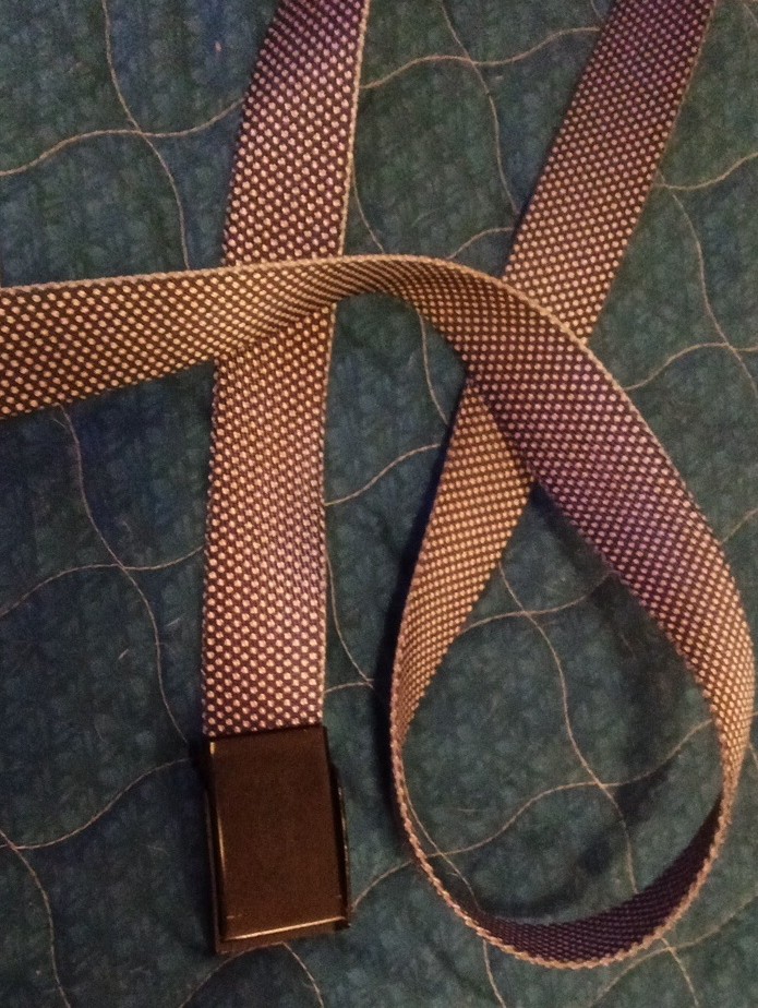 Ccs Men's Stretch Woven Elastic Belt Pika Dot Navy Blue — image 5 of 6